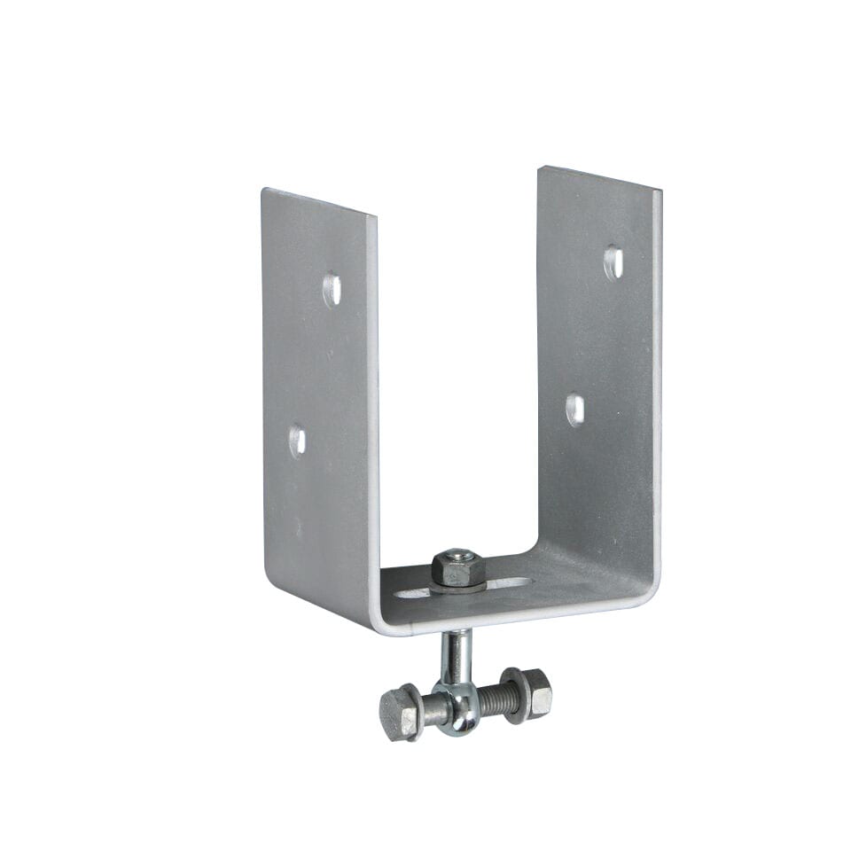 PRO Machine Install Screw Pile 150mm U-bracket for vertical post