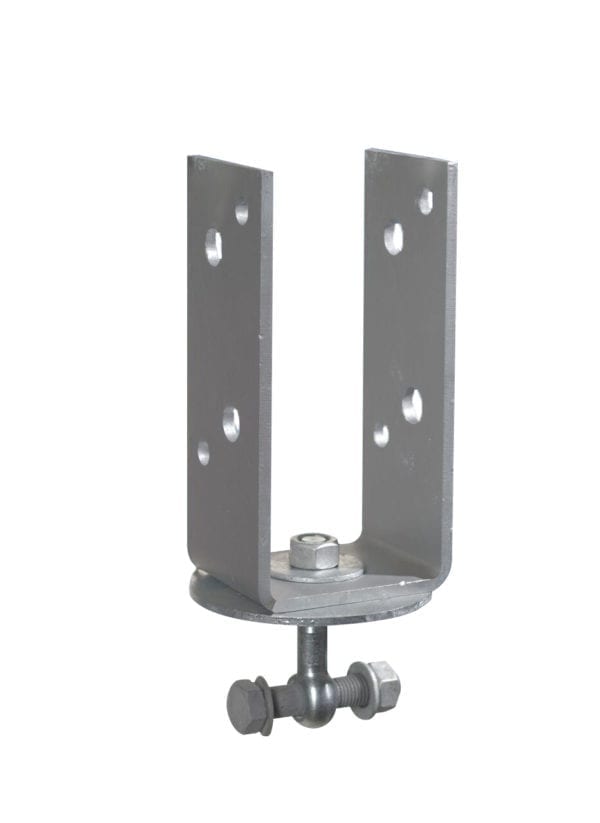 90mm U-bracket for vertical post