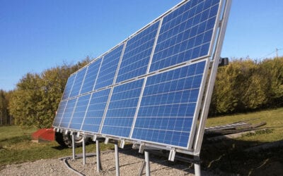 How to Anchor Solar Panels in Your Garden