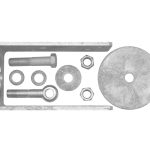 100mm vertical post bracket – 5